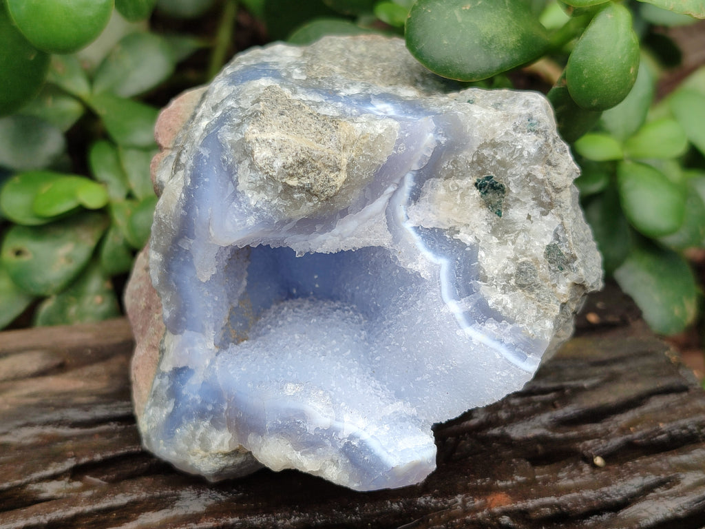 Natural Blue Lace Agate Geode Specimens x 12 From Nsanje, Malawi - Toprock Gemstones and Minerals 