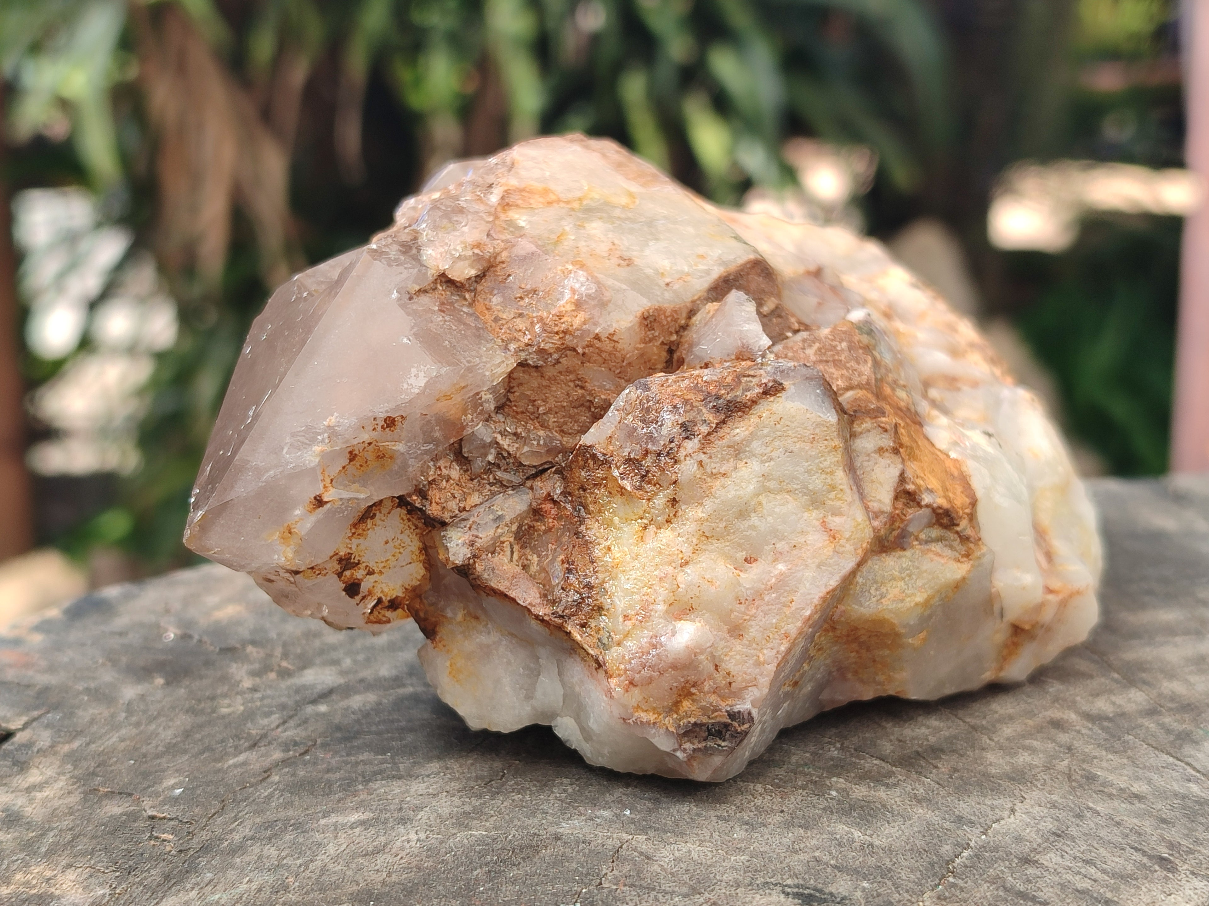Natural Red Hematoid Quartz Clusters x 3 From Karoi, Zimbabwe - Toprock Gemstones and Minerals 
