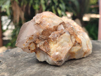 Natural Red Hematoid Quartz Clusters x 3 From Karoi, Zimbabwe