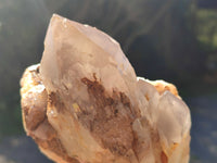 Natural Red Hematoid Quartz Clusters x 3 From Karoi, Zimbabwe