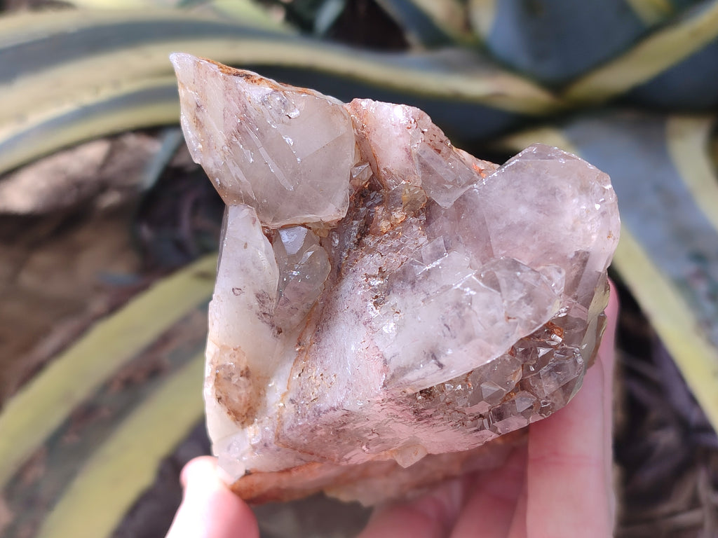 Natural Red Hematoid Quartz Clusters x 3 From Karoi, Zimbabwe - Toprock Gemstones and Minerals 