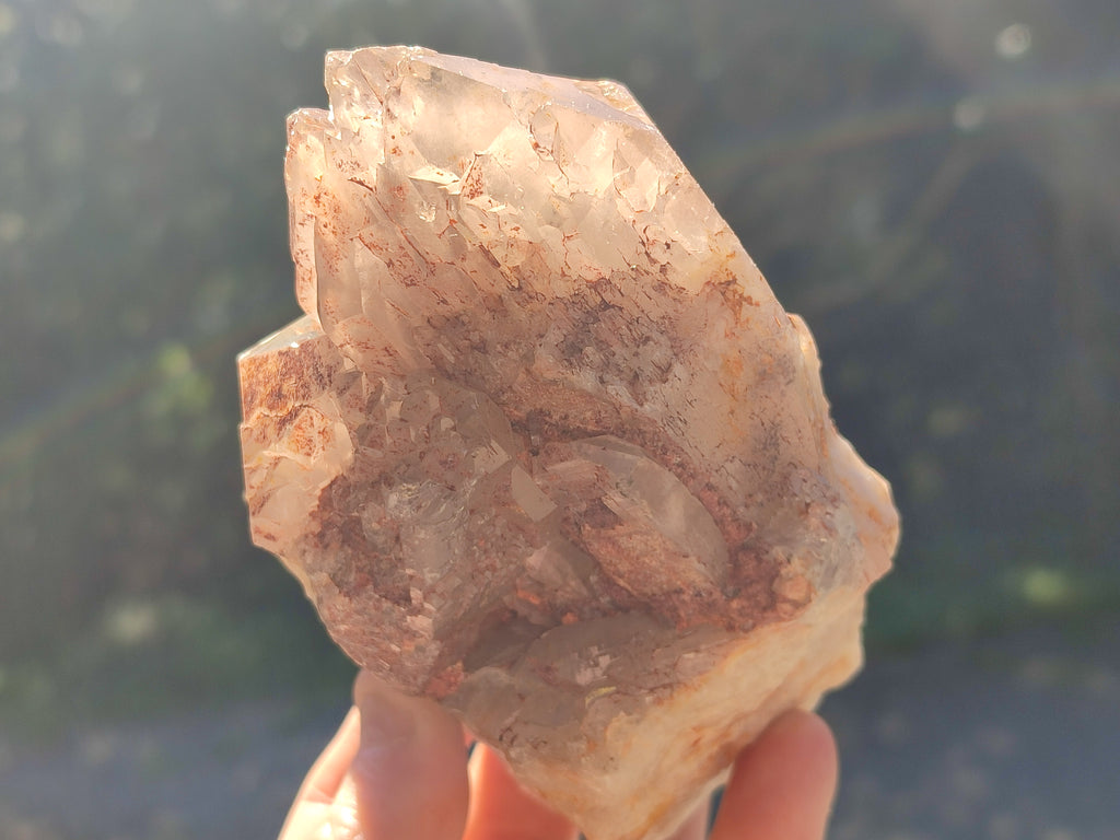 Natural Red Hematoid Quartz Clusters x 3 From Karoi, Zimbabwe - Toprock Gemstones and Minerals 