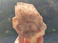Natural Red Hematoid Quartz Clusters x 3 From Karoi, Zimbabwe
