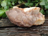 Natural Red Hematoid Quartz Clusters x 3 From Karoi, Zimbabwe