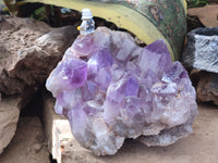 Natural Jacaranda Amethyst Quartz Cluster x 1 From Mumbwa, Zambia