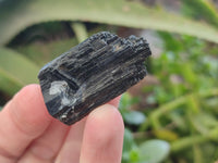Natural Schorl Black Tourmaline with Hyalite Opal Specimens x 32 From Erongo, Namibia