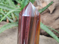 Polished Banded Tiger Iron Tower x 1 From Northern Cape, South Africa