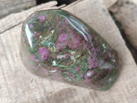 Polished Ruby Corundum In Chrome Verdite Free Forms x 6 From Zimbabwe