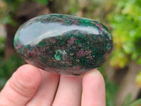 Polished Ruby Corundum In Chrome Verdite Free Forms x 6 From Zimbabwe