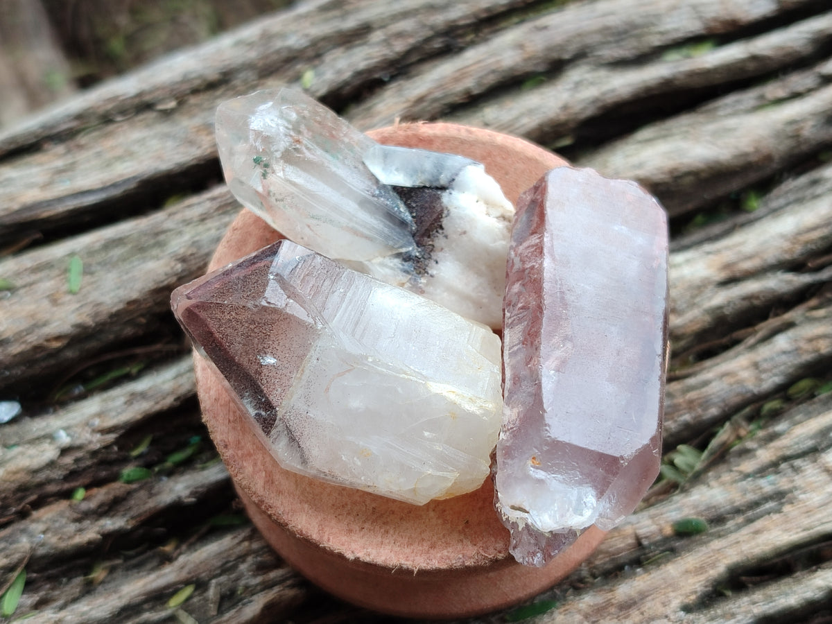 Natural Dark Purple Amethyst and Hematoid Single Quartz Crystals x 2.51 Kg Lot From Zambia - Toprock Gemstones and Minerals 