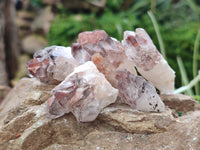 Natural Dark Purple Amethyst and Hematoid Single Quartz Crystals x 2.51 Kg Lot From Zambia