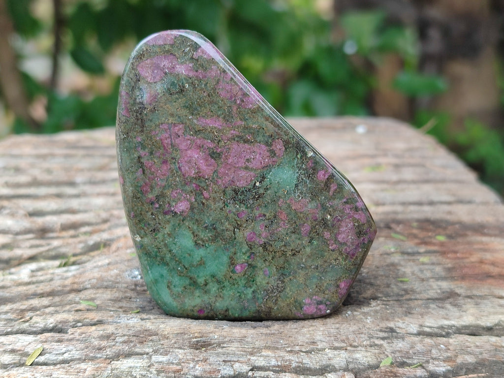 Polished Ruby Corundum In Chrome Verdite Free Forms x 6 From Zimbabwe - Toprock Gemstones and Minerals 