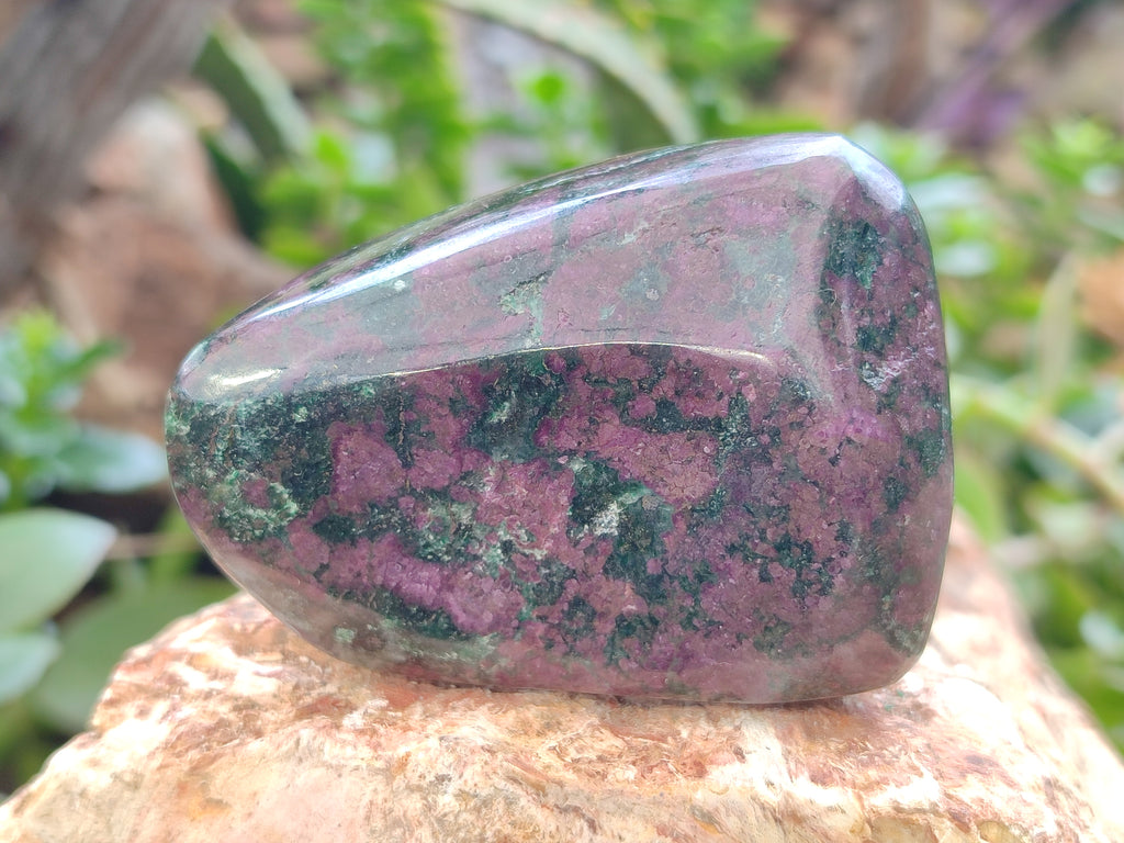 Polished Ruby Corundum In Chrome Verdite Free Forms x 6 From Zimbabwe - Toprock Gemstones and Minerals 