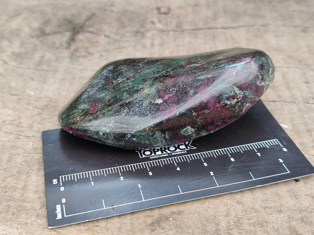 Polished Ruby Corundum In Chrome Verdite Free Forms x 6 From Zimbabwe - Toprock Gemstones and Minerals 