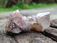 Natural Amethyst Spirit Quartz Clusters x 39 From Boekenhouthoek, South Africa
