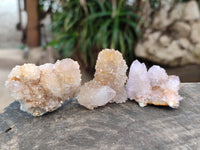 Natural Amethyst Spirit Quartz Clusters x 39 From Boekenhouthoek, South Africa