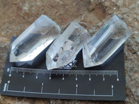 Polished Clear Quartz Crystals x 35 From Madagascar