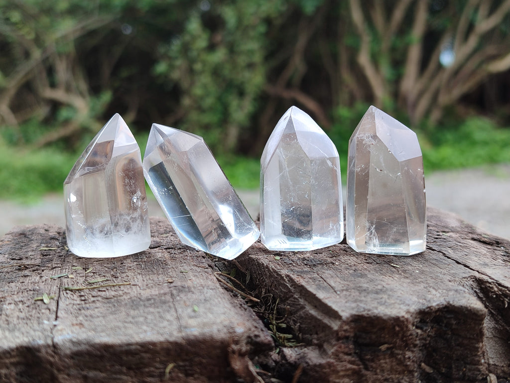 Polished Clear Quartz Crystals x 35 From Madagascar - Toprock Gemstones and Minerals 