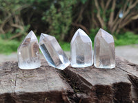 Polished Clear Quartz Crystals x 35 From Madagascar