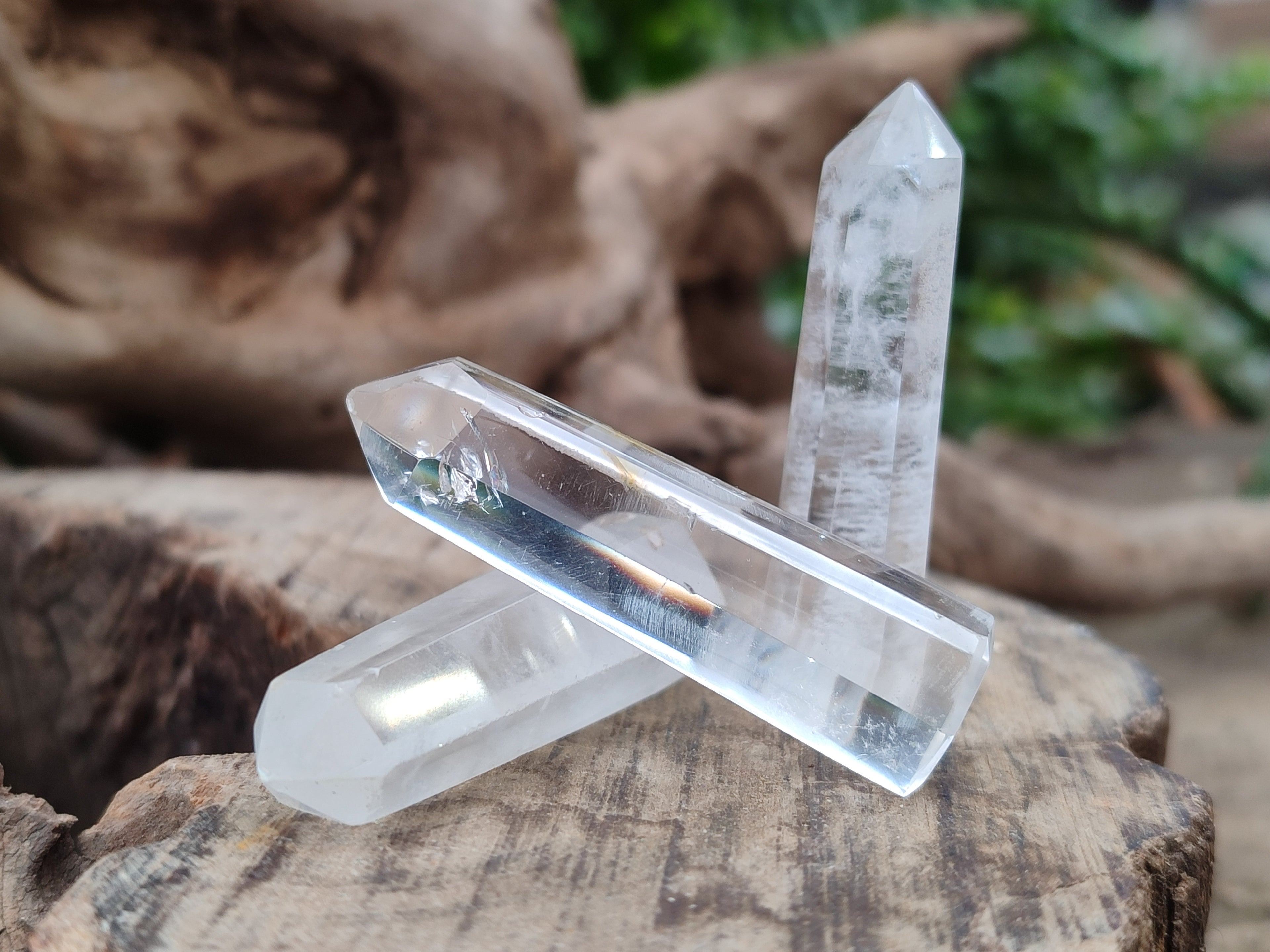 Polished Clear Quartz Crystals x 35 From Madagascar - Toprock Gemstones and Minerals 