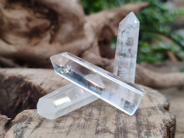 Polished Clear Quartz Crystals x 35 From Madagascar