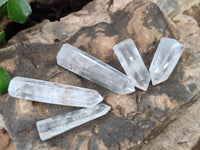 Polished Clear Quartz Crystals x 35 From Madagascar