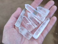 Polished Clear Quartz Crystals x 35 From Madagascar