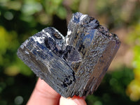 Natural Schorl Black Tourmaline with Hyalite Opal Specimens x 12 From Erongo, Namibia
