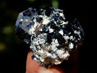 Natural Schorl Black Tourmaline with Hyalite Opal Specimens x 35 From Erongo, Namibia