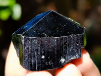 Natural Schorl Black Tourmaline with Hyalite Opal Specimens x 35 From Erongo, Namibia