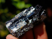 Natural Schorl Black Tourmaline with Hyalite Opal Specimens x 35 From Erongo, Namibia