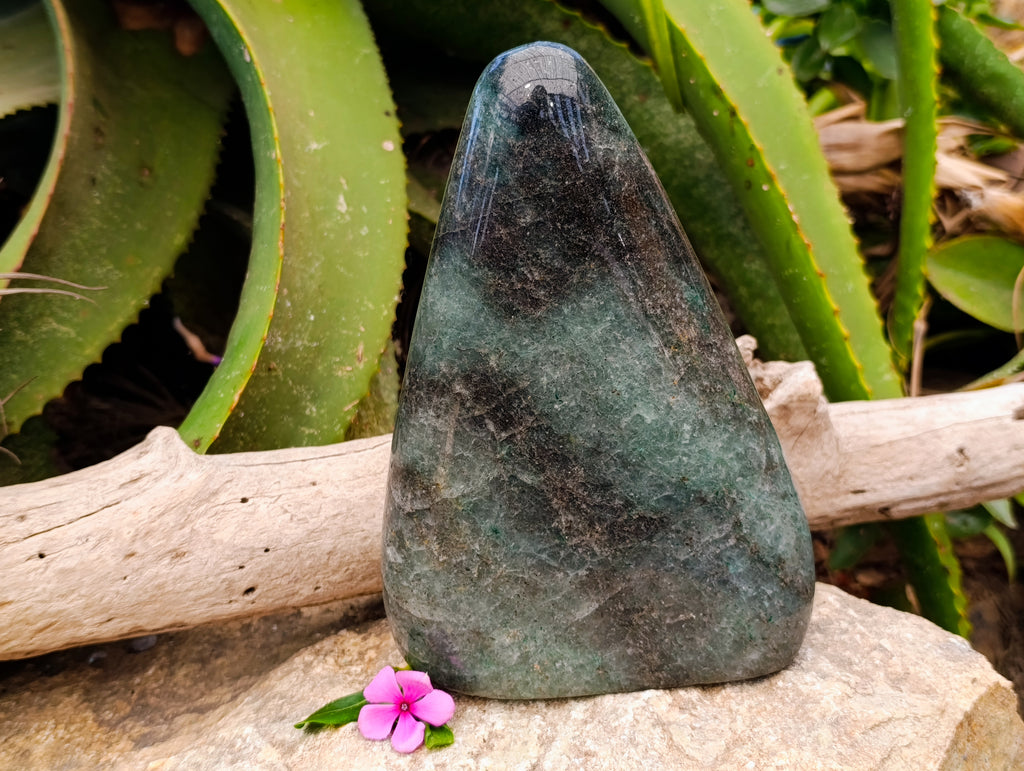 Polished Green Fuchsite Standing Free Forms x 1 From Madagascar - Toprock Gemstones and Minerals 