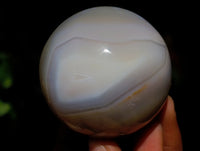 Polished Banded Agate Spheres x 6 From Madagascar