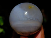 Polished Banded Agate Spheres x 6 From Madagascar
