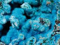 Natural Drusy Coated Stalagmite Chrysocolla with Malachite and Cuprite on Dolomite Matrix x 1 From Lupoto Mine, Congo