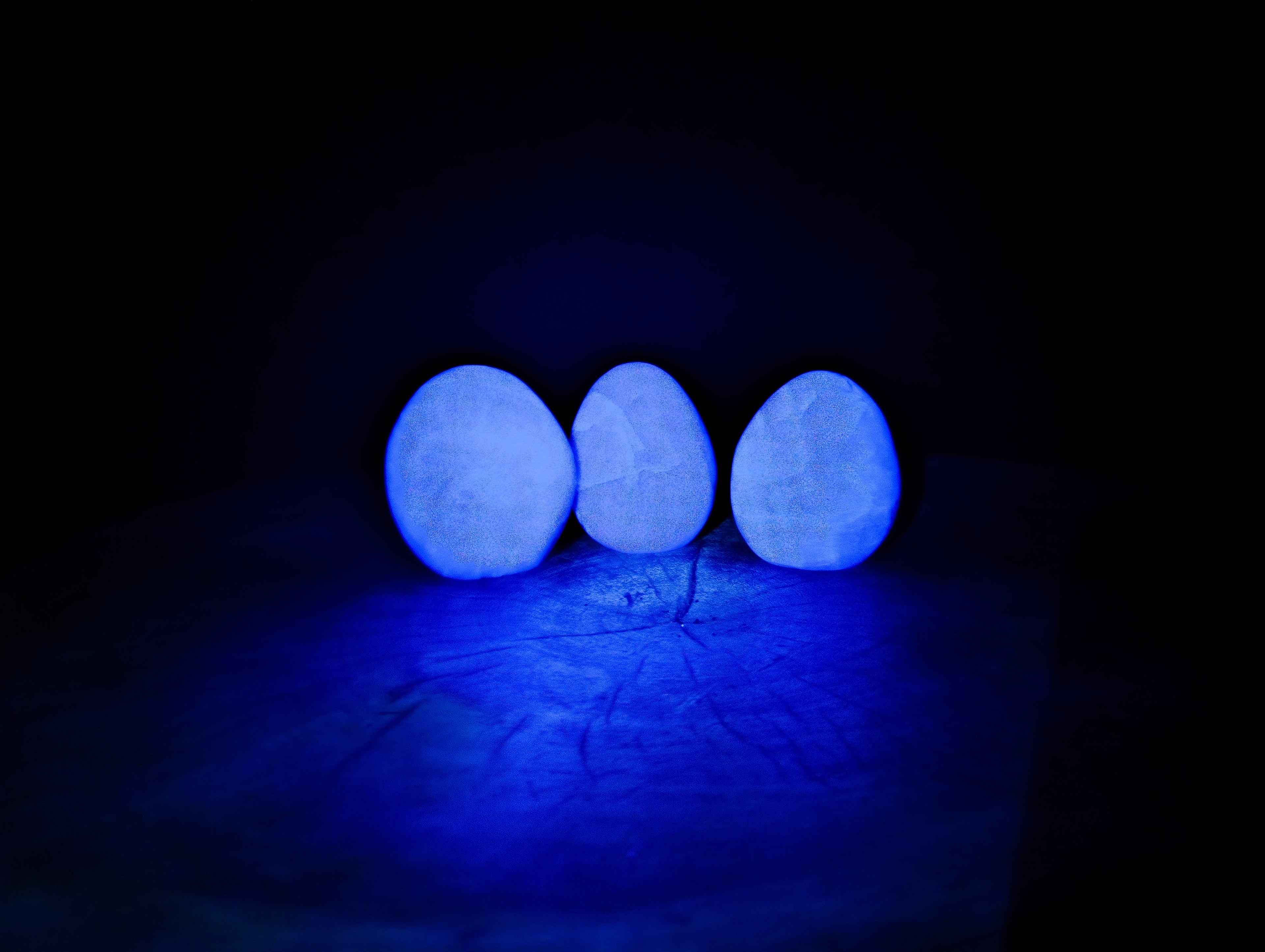 Polished Green Fluorite Standing Free Forms x 3 From Madagascar - Toprock Gemstones and Minerals 