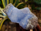 Natural Blue Lace Agate Geode Specimens x 12 From Nsanje, Malawi - Toprock Gemstones and Minerals 