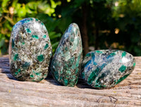 Polished Emerald Mica In Matrix Free Forms x 6 From Mutoko, Zimbabwe