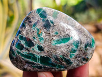 Polished Emerald Mica In Matrix Free Forms x 6 From Mutoko, Zimbabwe