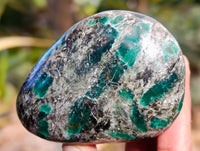 Polished Emerald Mica In Matrix Free Forms x 6 From Mutoko, Zimbabwe