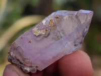 Natural Smokey Window Amethyst Crystals x 0.64 Kg Lot From Chiredzi, Zimbabwe
