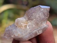 Natural Smokey Window Amethyst Crystals x 0.64 Kg Lot From Chiredzi, Zimbabwe