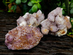 Natural Dark Amethyst Spirit Quartz Clusters x 6 From Boekenhouthoek, South Africa - Toprock Gemstones and Minerals 