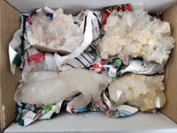 Natural Quartz Clusters x 4 From Madagascar