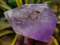 Polished Window Amethyst Quartz Point x 2 From Akansobe, Madagascar