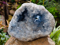 Natural Celestite Geode Specimens x 1 From Sakoany, Madagascar