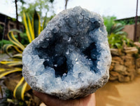 Natural Celestite Geode Specimens x 1 From Sakoany, Madagascar
