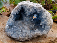 Natural Celestite Geode Specimens x 1 From Sakoany, Madagascar