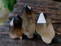 Natural Smokey Quartz Clusters with Hyalite and Tourmaline x 35 From Erongo, Namibia