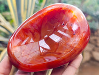 Polished Carnelian Bowls x 3 From Madagascar